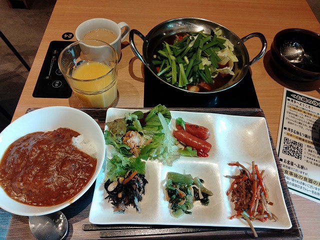 アパホテル＆リゾート〈博多駅東〉の朝食